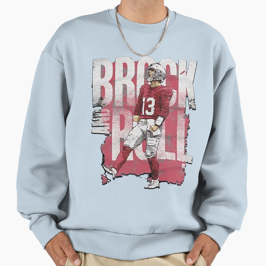 Brock And Roll Purdy Art Sweatshirt - Unique Graphic for Adults - T-Shirt, Sweatshirt, Hoodie