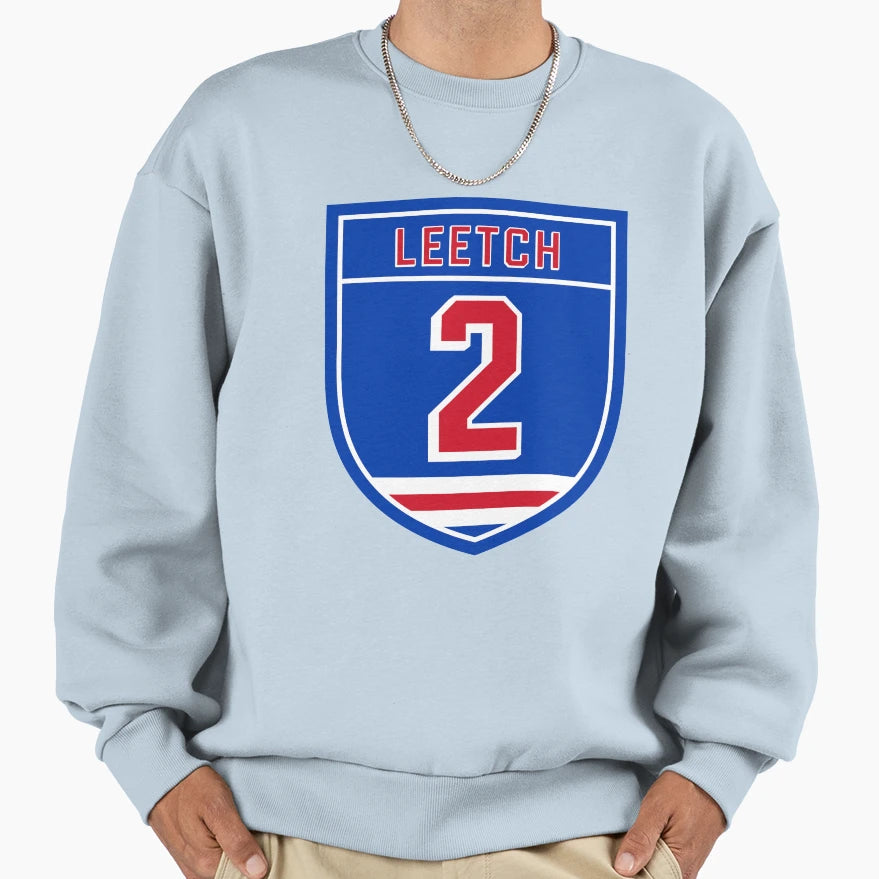 Leetch 2 Emblem Sweatshirt - Fun Novelty Design for Adults - T-Shirt, Sweatshirt, Hoodie