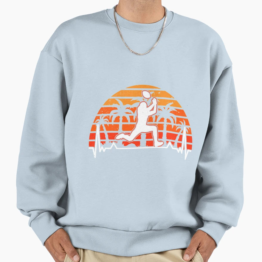 Footballer Heartbeat American Football T-Shirt - Novelty Apparel for Adults - T-Shirt, Sweatshirt, Hoodie
