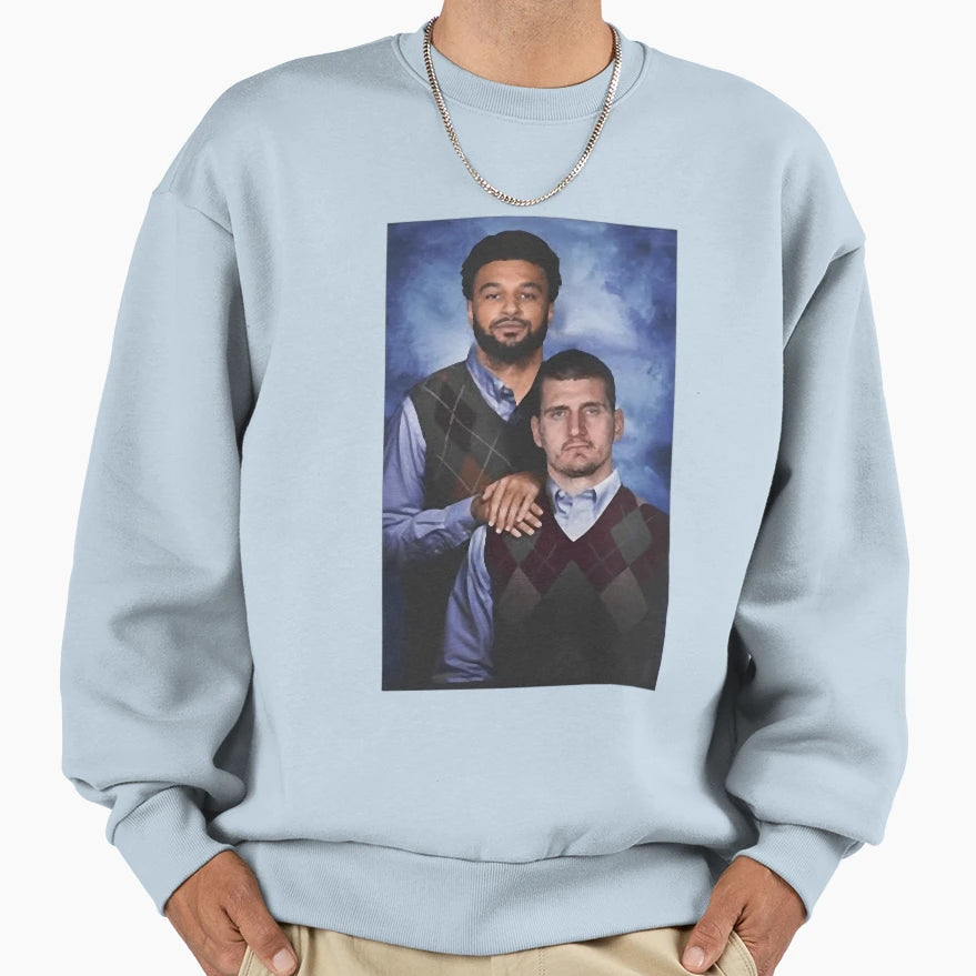 Nikola Jokic Jamal Murray Denver Sweatshirt - Novelty Apparel Unisex - T-Shirt, Sweatshirt, Hoodie