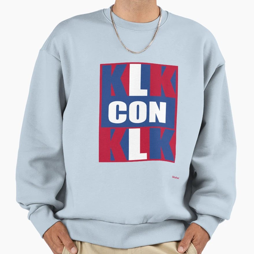 Klk Con Klk Dominican Sweatshirt - Minimalist Print Men Women - T-Shirt, Sweatshirt, Hoodie