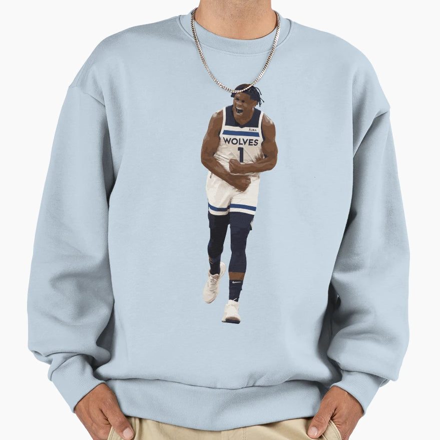Anthony Edwards 1 Goat Sweatshirt - Casual Everyday Wear for Adults - T-Shirt, Sweatshirt, Hoodie
