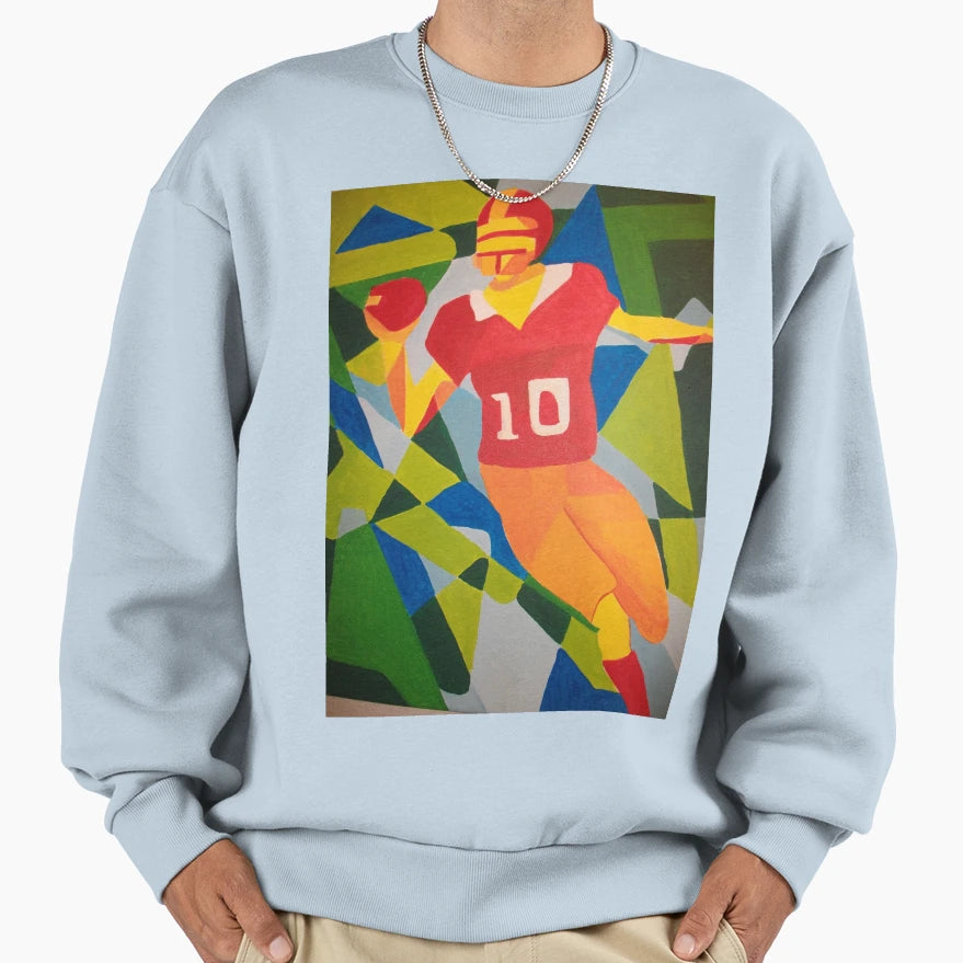 Football Sweatshirt - Fun Novelty Design for Adults - T-Shirt, Sweatshirt, Hoodie