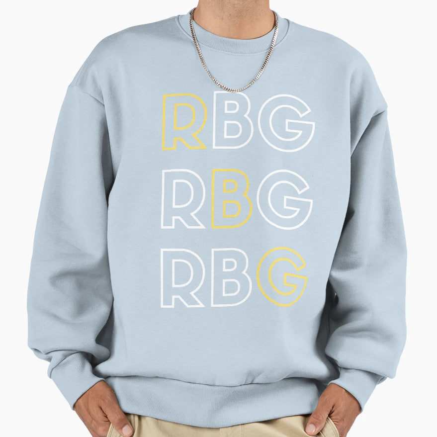 Rbg Ruth Bader Ginsburg Rest Peace Sweatshirt - Novelty Apparel Men Women - T-Shirt, Sweatshirt, Hoodie