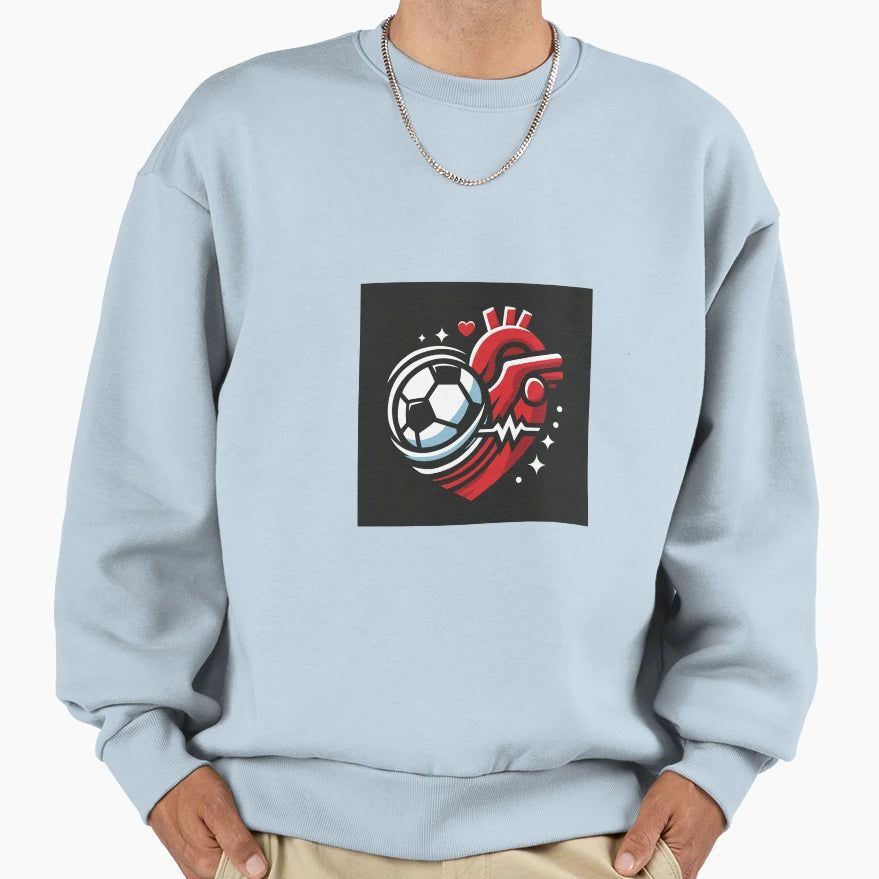 Soccer Heart Rate Sweatshirt - Streetwear Style Men Women - T-Shirt, Sweatshirt, Hoodie