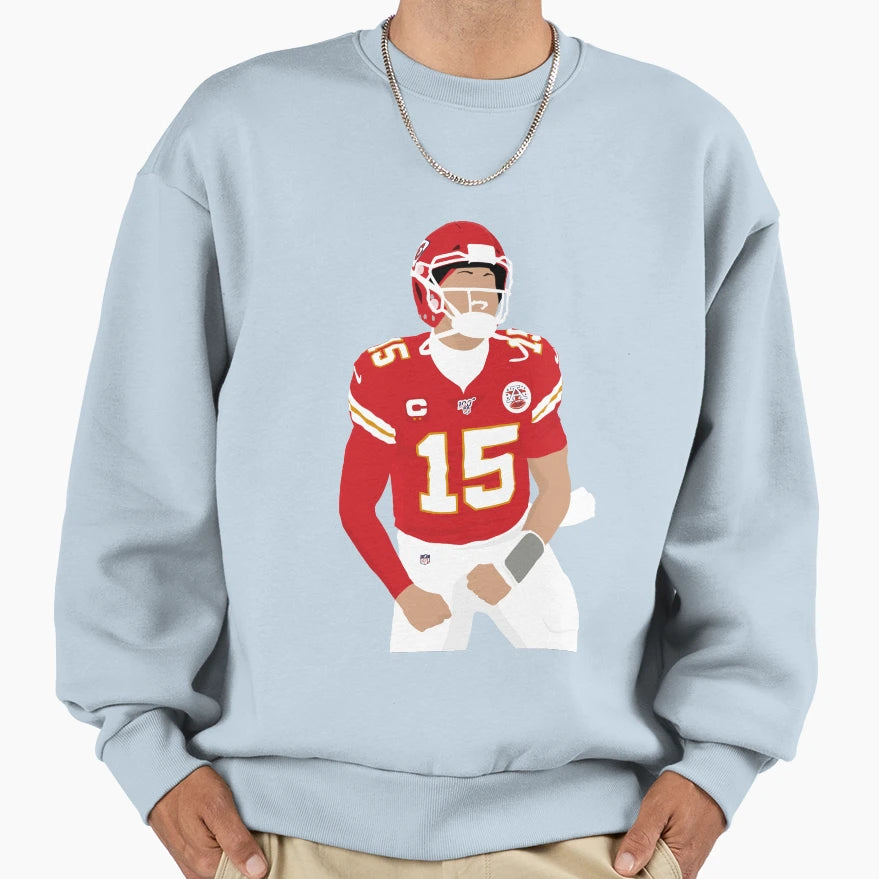 PM Football Illustration Sweatshirt - Streetwear Style Unisex - T-Shirt, Sweatshirt, Hoodie