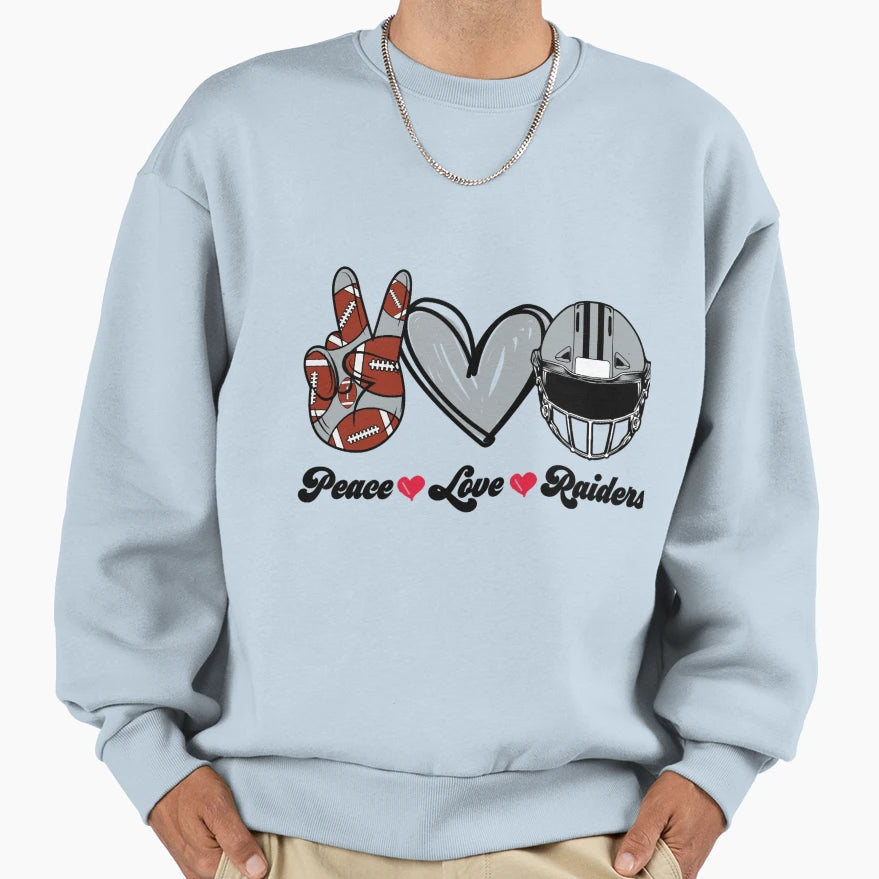 Art Las Vegas Raiders Sweatshirt - Minimalist Print for Adults - T-Shirt, Sweatshirt, Hoodie