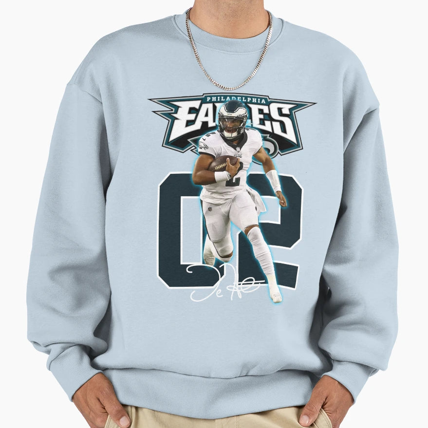 JH Football Signature 80S 90S Rap Sweatshirt - Trendy Graphic Men Women - T-Shirt, Sweatshirt, Hoodie
