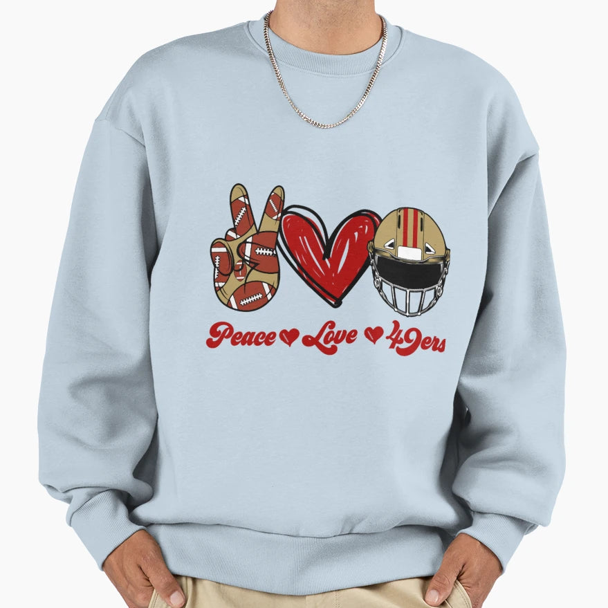 Art San Francisco 49Ers Sweatshirt - Unique Graphic for Adults - T-Shirt, Sweatshirt, Hoodie