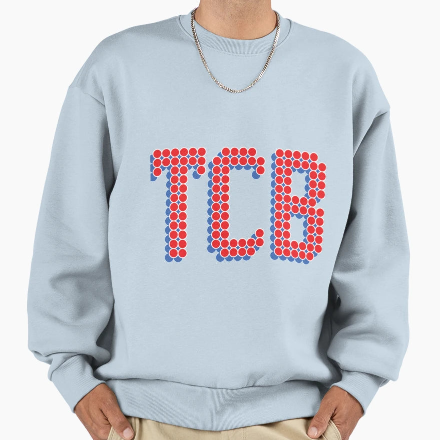 Elvis Presley Tcb Sweatshirt - Aesthetic Graphic for Adults - T-Shirt, Sweatshirt, Hoodie