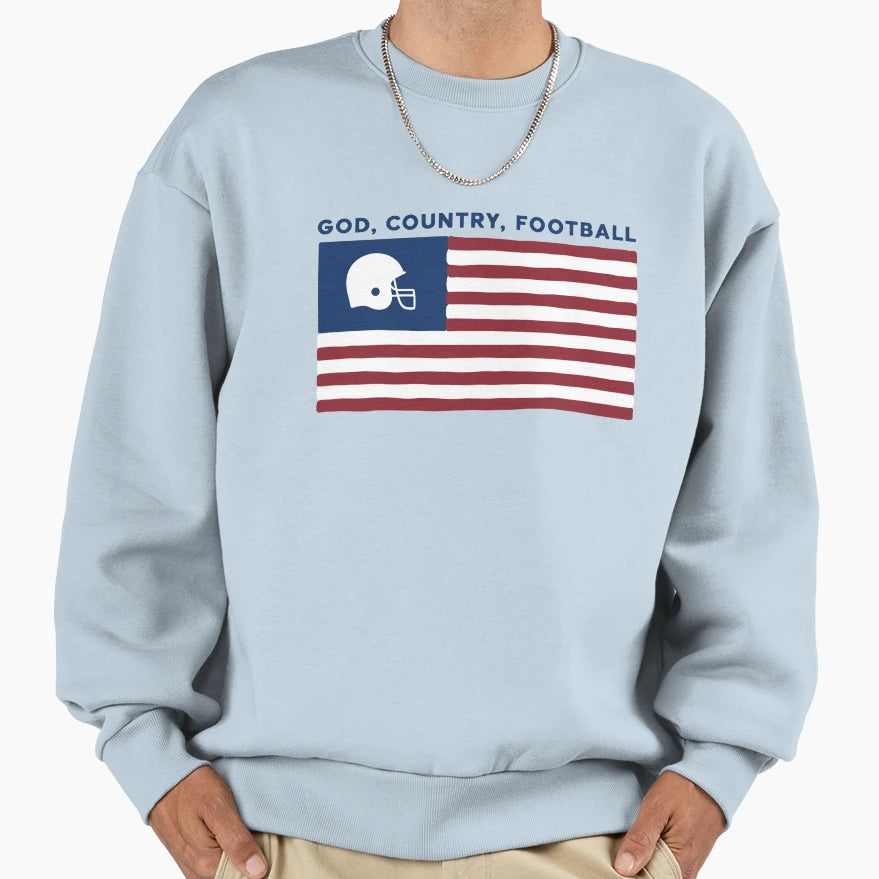 American Football Patriot Pride Sweatshirt - Novelty Apparel Unisex - T-Shirt, Sweatshirt, Hoodie