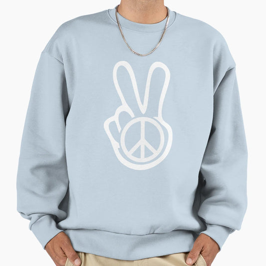 1960S Peace Sign Sweatshirt - Novelty Apparel Unisex - T-Shirt, Sweatshirt, Hoodie