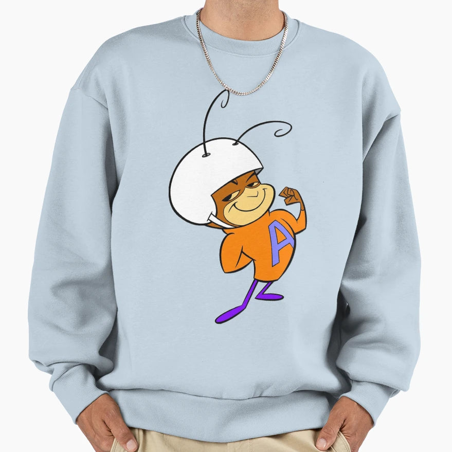 Atom Ant Pose Sweatshirt - Casual Everyday Wear Men Women - T-Shirt, Sweatshirt, Hoodie
