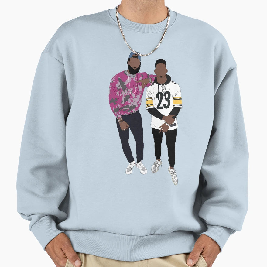 Lebron And Juju Sweatshirt - Aesthetic Graphic Unisex - T-Shirt, Sweatshirt, Hoodie