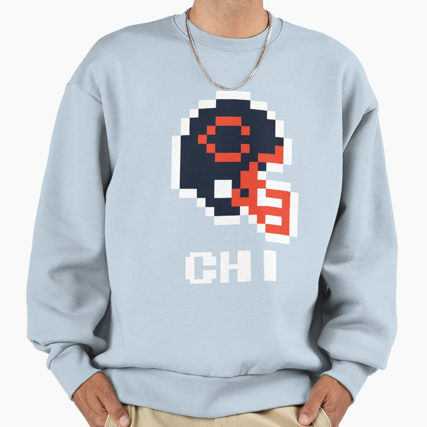 Chicago Bears Tecmo Super Bowl Sweatshirt - Trendy Graphic for Adults - T-Shirt, Sweatshirt, Hoodie