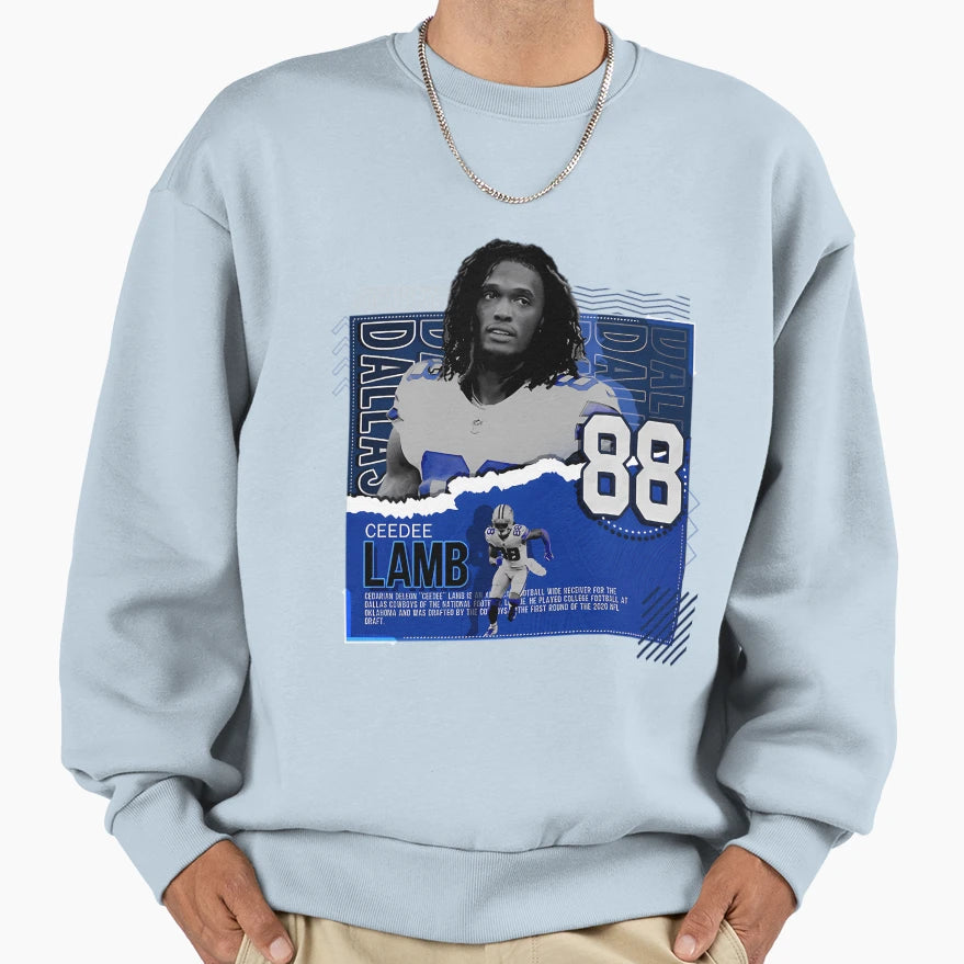 CL Football Paper Cowboys Sweatshirt - Novelty Apparel for Adults - T-Shirt, Sweatshirt, Hoodie