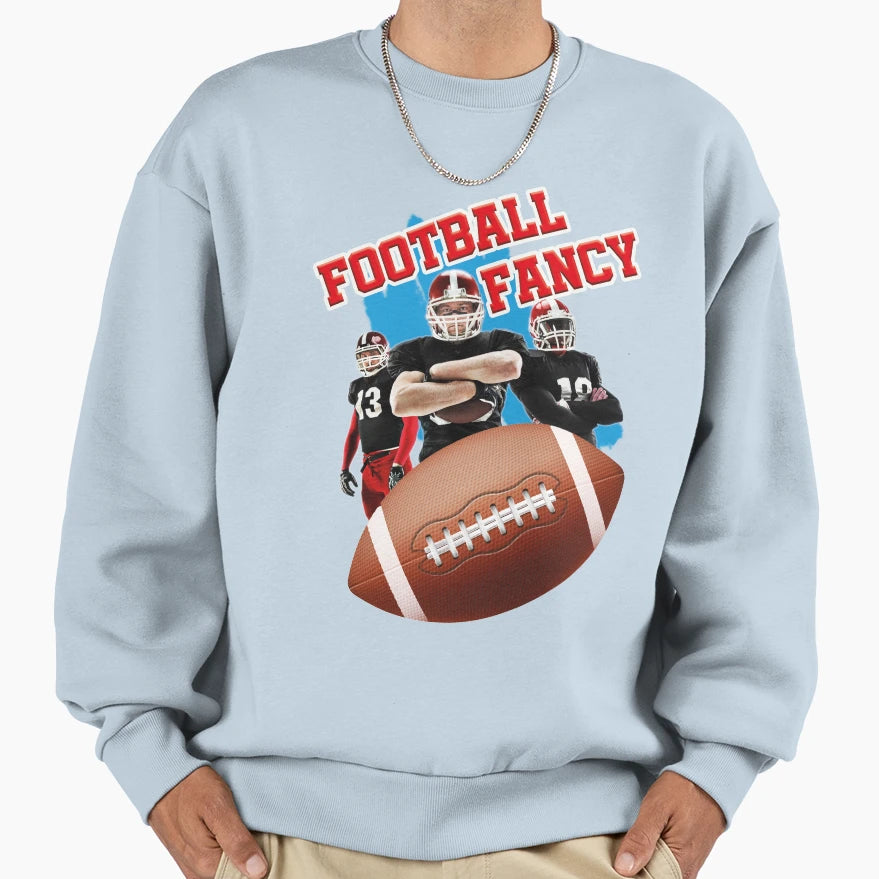 American Football Fancy Pattern Super Sweatshirt - Streetwear Style Unisex - T-Shirt, Sweatshirt, Hoodie