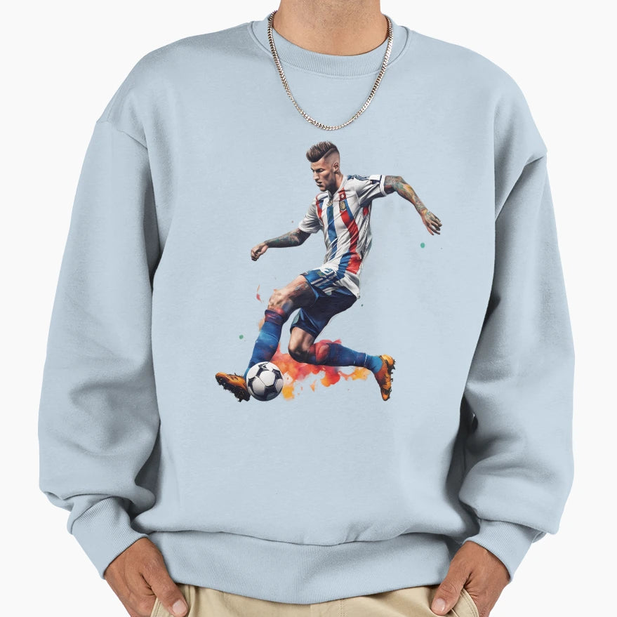 Soccer Football Match Sweatshirt - Aesthetic Graphic Unisex - T-Shirt, Sweatshirt, Hoodie