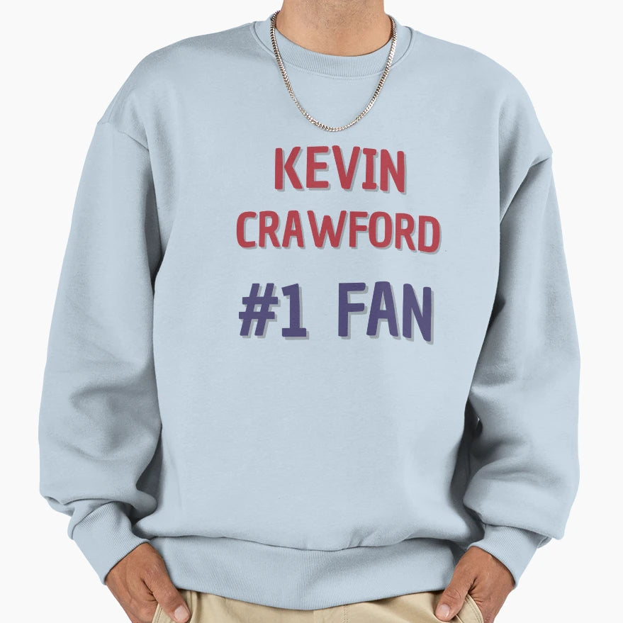 Kevin Crawford 1 Fan Sweatshirt - Unique Graphic Unisex - T-Shirt, Sweatshirt, Hoodie