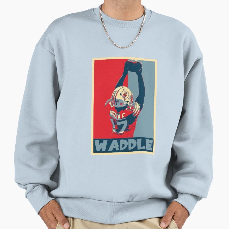 Jaylen Waddle Sweatshirt - Fun Novelty Design Men Women - T-Shirt, Sweatshirt, Hoodie
