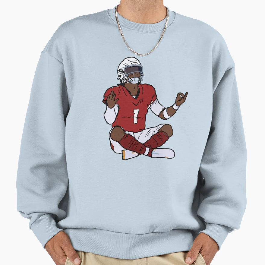 Kyler Murray Meditation Celebration Sweatshirt - Streetwear Style Men Women - T-Shirt, Sweatshirt, Hoodie