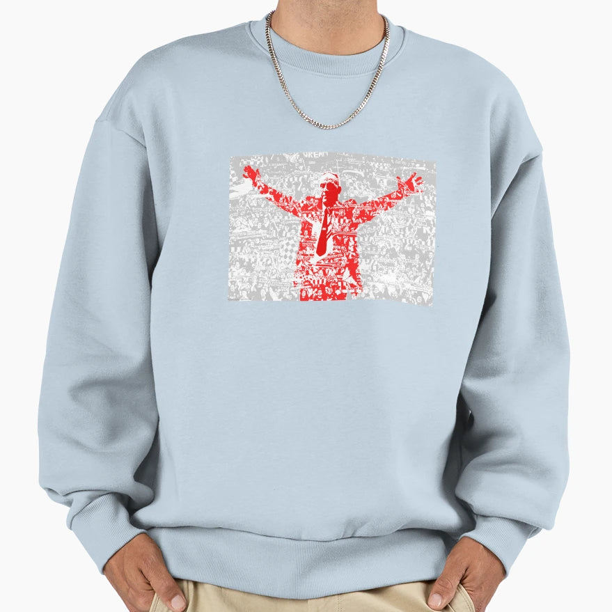 Shankly Kop Sweatshirt - Fun Novelty Design for Adults - T-Shirt, Sweatshirt, Hoodie
