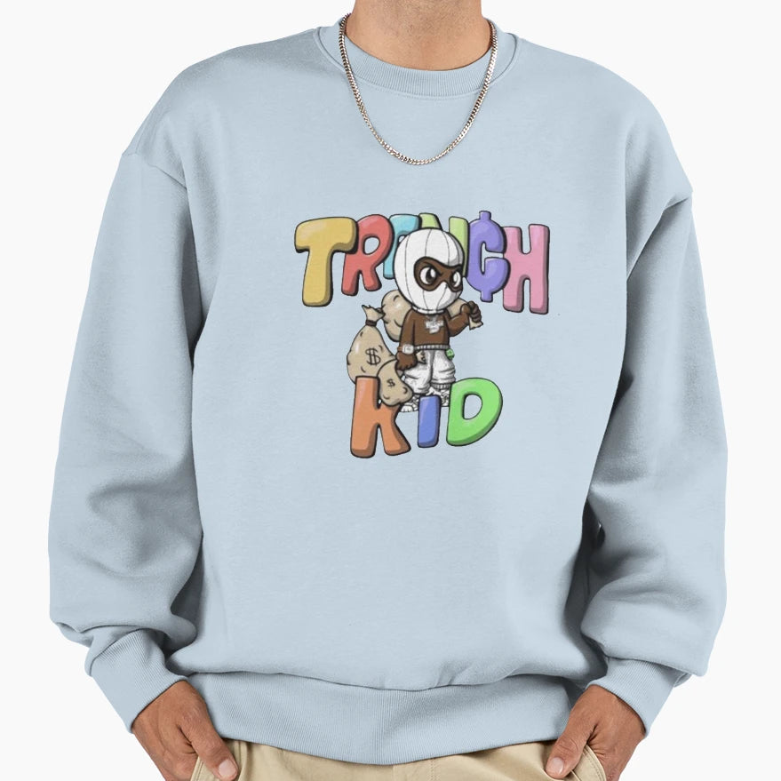 Trench Trench Lil Tjay Sweatshirt - Casual Everyday Wear for Adults - T-Shirt, Sweatshirt, Hoodie