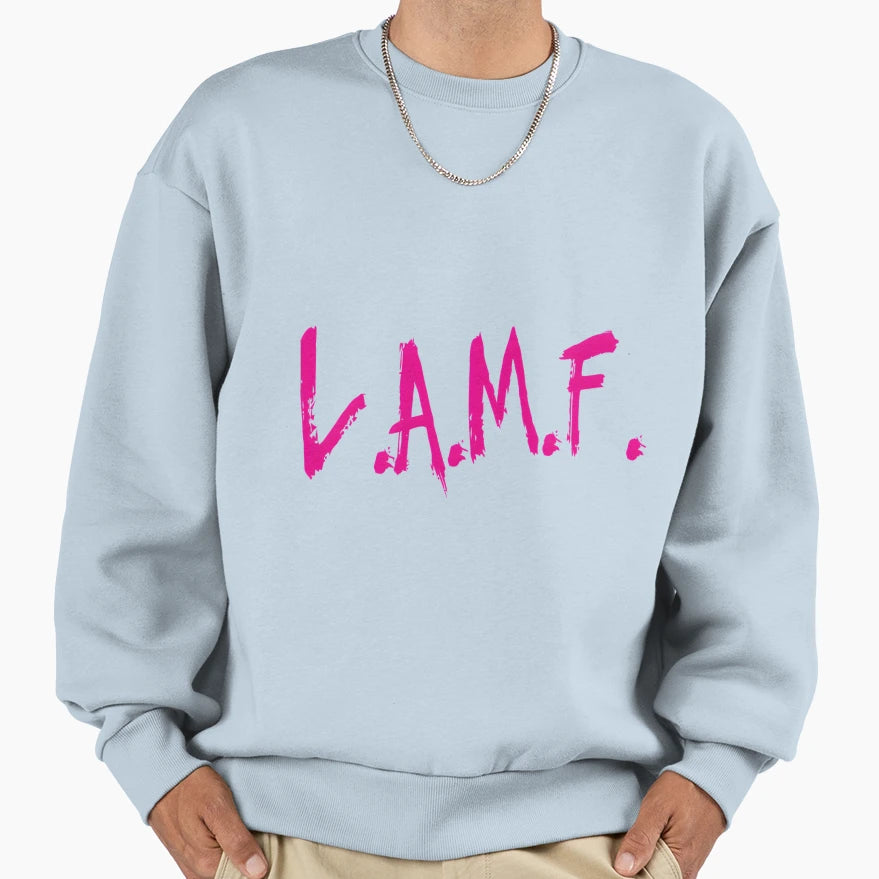 Lamf Worn Sweatshirt - Trendy Graphic for Adults - T-Shirt, Sweatshirt, Hoodie