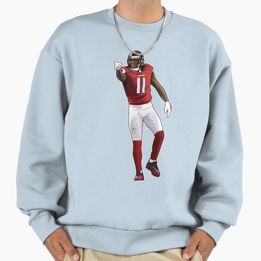 Julio Jones Signal Sweatshirt - Minimalist Print Unisex - T-Shirt, Sweatshirt, Hoodie