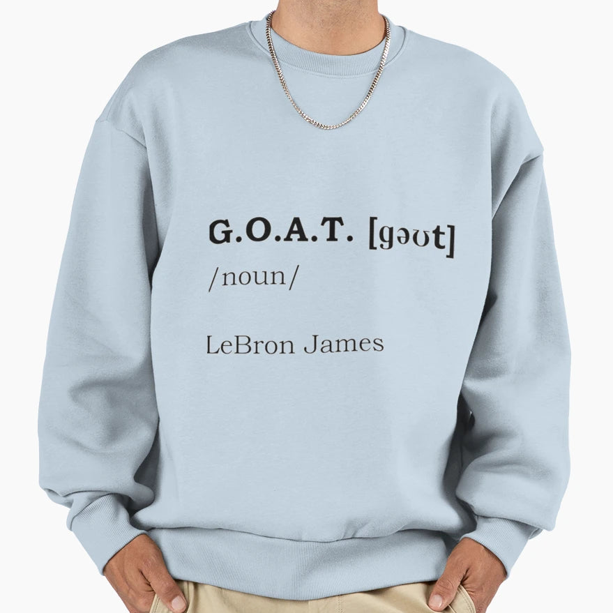 Lebron James Goat Sweatshirt - Casual Everyday Wear for Adults - T-Shirt, Sweatshirt, Hoodie