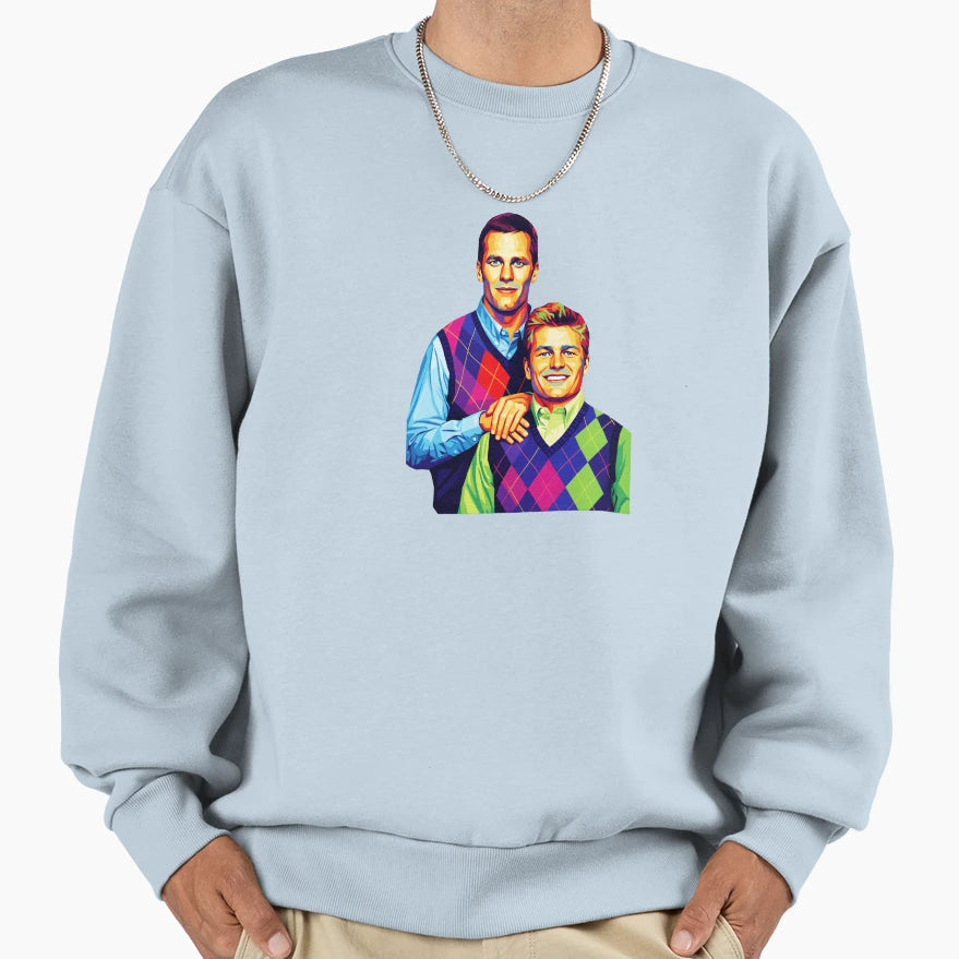 Drake Maye And Tom Sweatshirt - Novelty Apparel Unisex - T-Shirt, Sweatshirt, Hoodie
