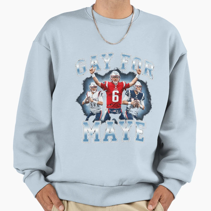 Gay Maye Drake Maye Sweatshirt - Streetwear Style for Adults - T-Shirt, Sweatshirt, Hoodie