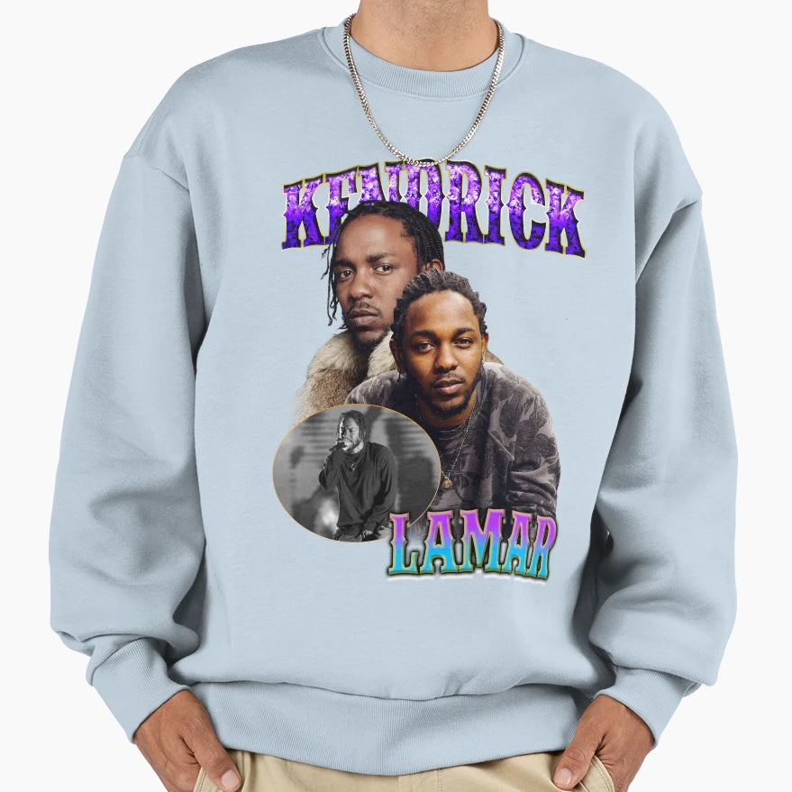Kendrick Lamar Sweatshirt - Custom Art Print for Adults - T-Shirt, Sweatshirt, Hoodie