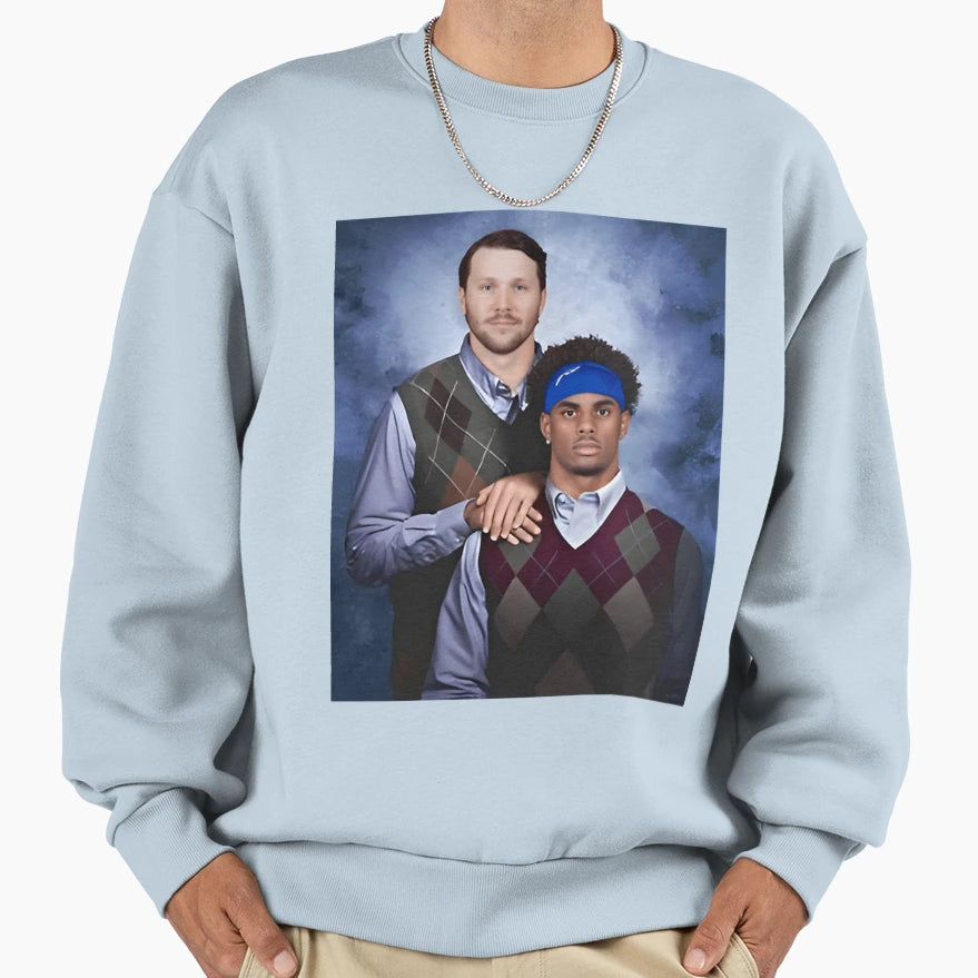JA JA Keon Coleman Step Brothers Sweatshirt - Aesthetic Graphic Men Women - T-Shirt, Sweatshirt, Hoodie