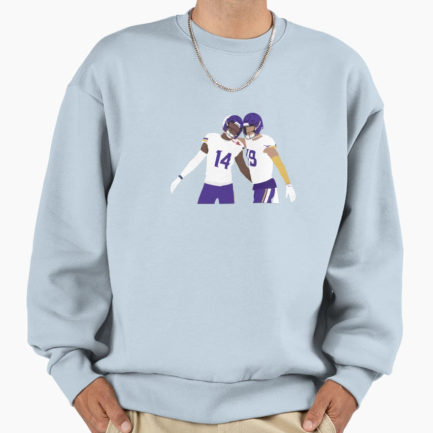 Mn Vikings Football Sweatshirt - Casual Everyday Wear Men Women - T-Shirt, Sweatshirt, Hoodie