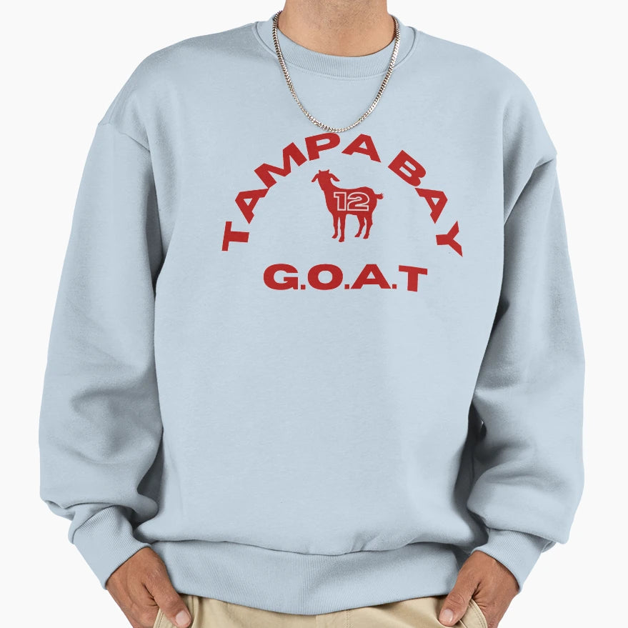 Tampa Bay Football Fans Sweatshirt - Minimalist Print for Adults - T-Shirt, Sweatshirt, Hoodie