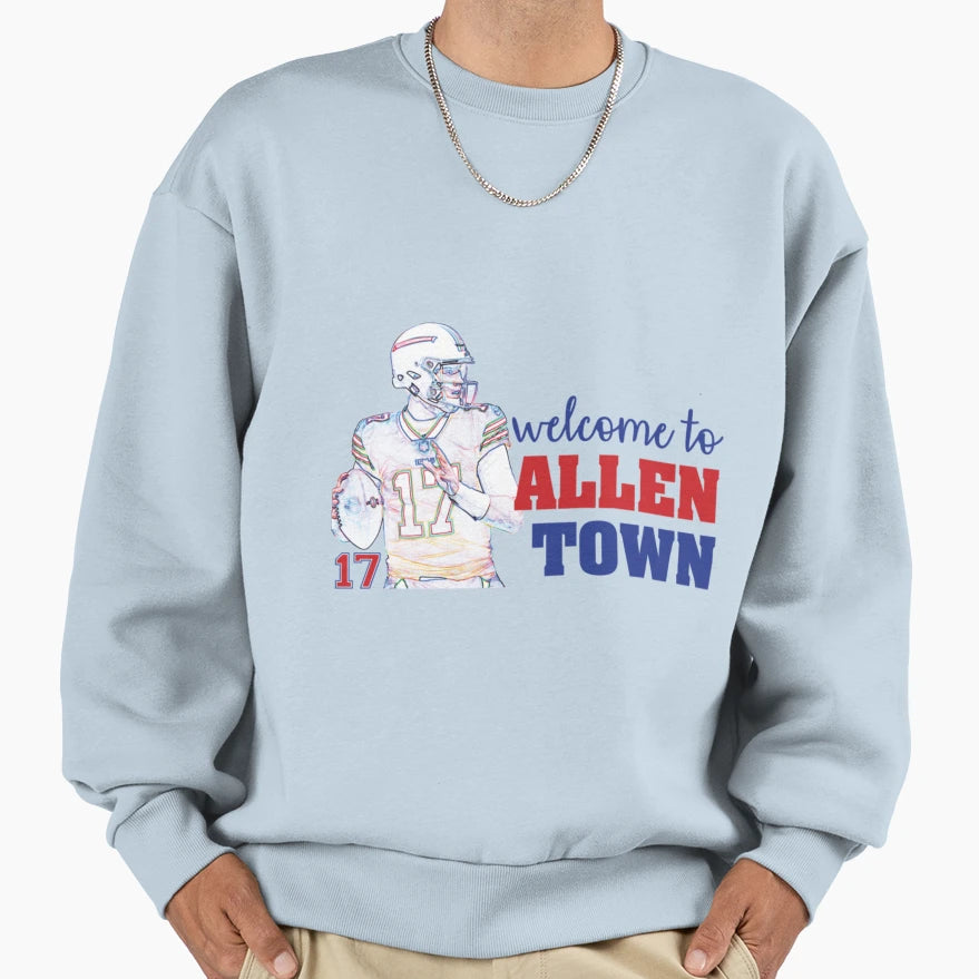 Allen Town Sweatshirt - Custom Art Print for Adults - T-Shirt, Sweatshirt, Hoodie
