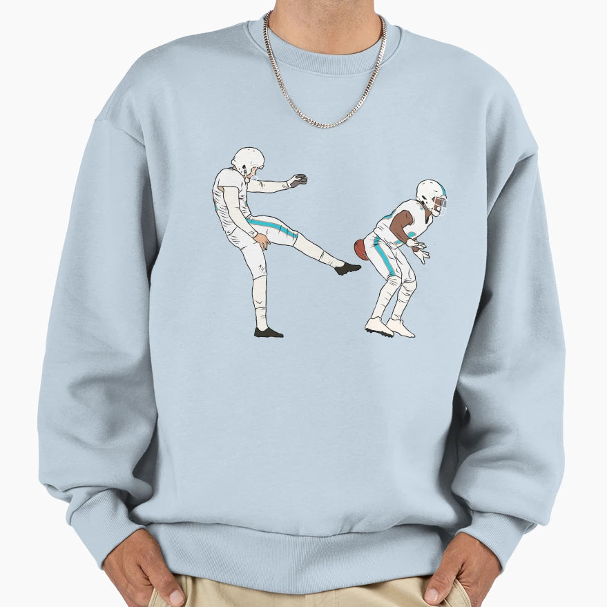 Butt Punt Sweatshirt - Custom Art Print Men Women - T-Shirt, Sweatshirt, Hoodie