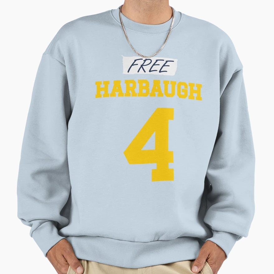 Free Harbaugh Harbaugh T-Shirt - Graphic Print for Adults - T-Shirt, Sweatshirt, Hoodie
