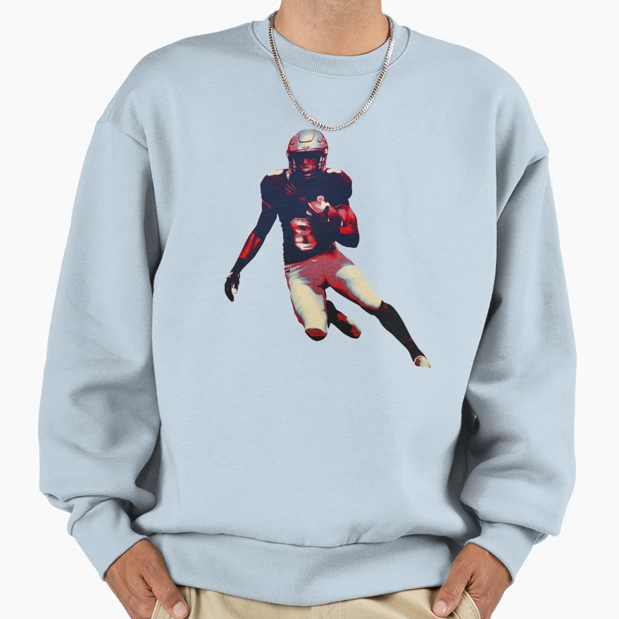 American Football All American Sweatshirt - Aesthetic Graphic Men Women - T-Shirt, Sweatshirt, Hoodie