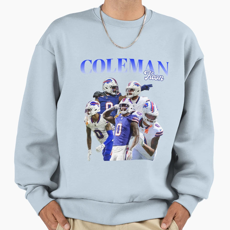 Keon Coleman Bills Sweatshirt - Novelty Apparel Men Women - T-Shirt, Sweatshirt, Hoodie