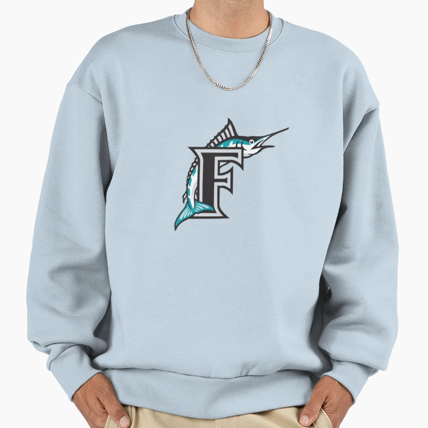 Florida Marlins Logo T-Shirt - Novelty Apparel for Adults - T-Shirt, Sweatshirt, Hoodie