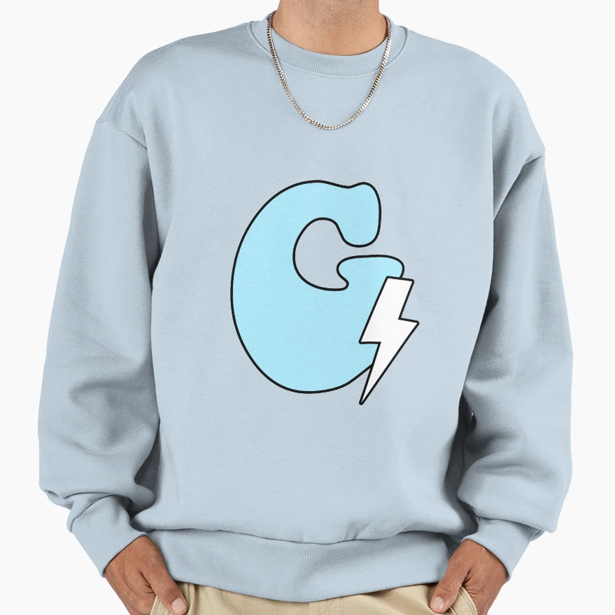 G Letter Sweatshirt - Aesthetic Graphic Men Women - T-Shirt, Sweatshirt, Hoodie