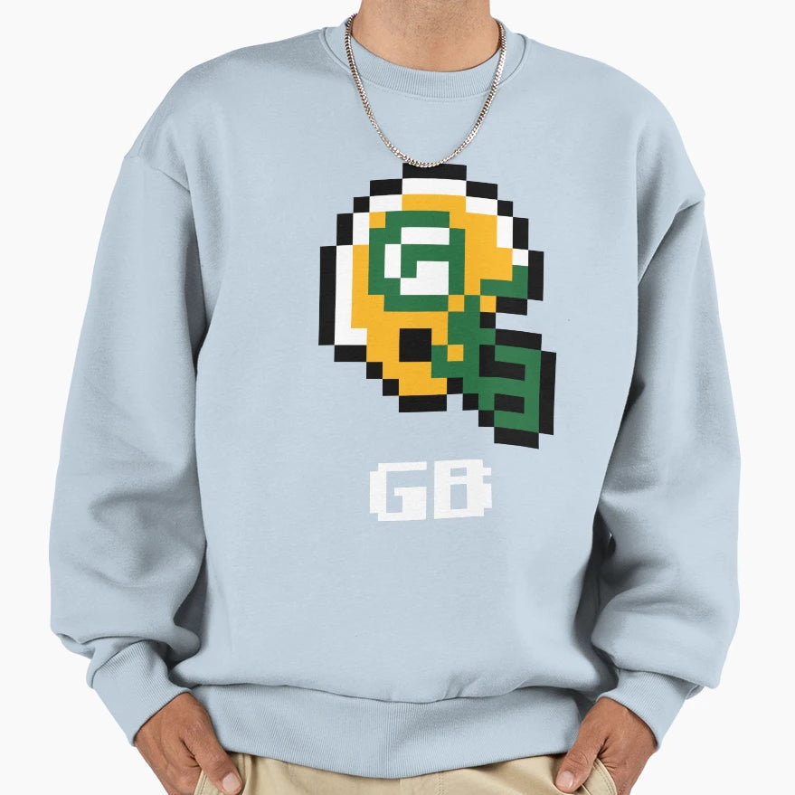 Green Bay Packers Tecmo Super Bowl Sweatshirt - Unique Graphic Men Women - T-Shirt, Sweatshirt, Hoodie