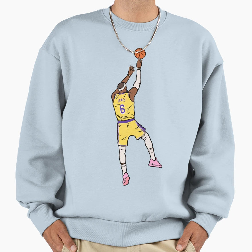 Lebron Breaks Scoring Record Sweatshirt - Graphic Print Unisex - T-Shirt, Sweatshirt, Hoodie