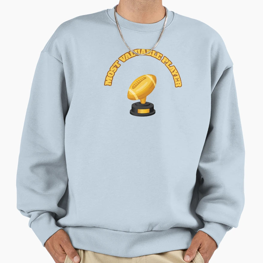 Mvp Most Valuable Player Gridiron Sweatshirt - Custom Art Print Men Women - T-Shirt, Sweatshirt, Hoodie