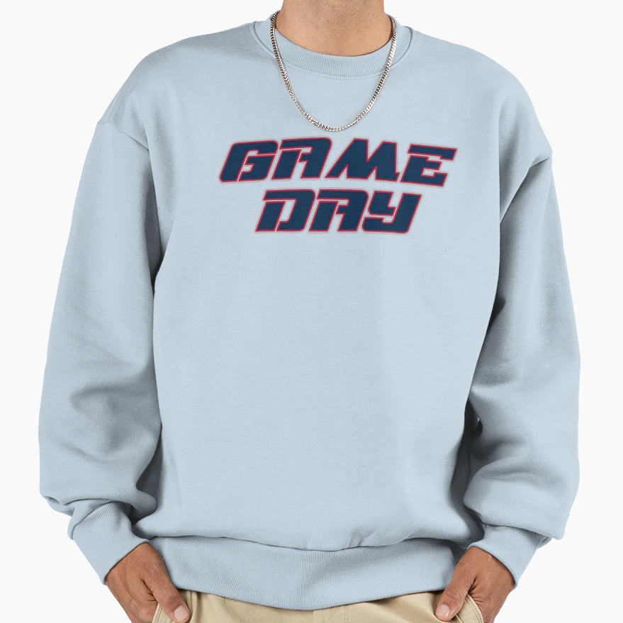 Game Day New England Patriots Sweatshirt - Graphic Print Men Women - T-Shirt, Sweatshirt, Hoodie