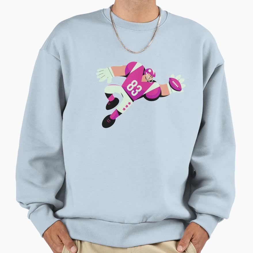 Star American Football Player Nr Sweatshirt - Aesthetic Graphic for Adults - T-Shirt, Sweatshirt, Hoodie