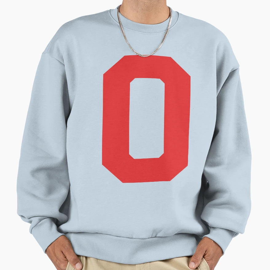 Number 0 Red Zero Sports Number 0 Sweatshirt - Graphic Print Men Women - T-Shirt, Sweatshirt, Hoodie