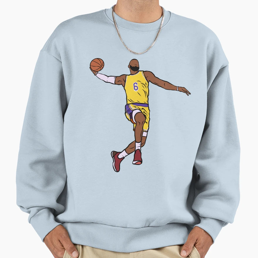 Lebron James Tomahawk Sweatshirt - Custom Art Print Men Women - T-Shirt, Sweatshirt, Hoodie
